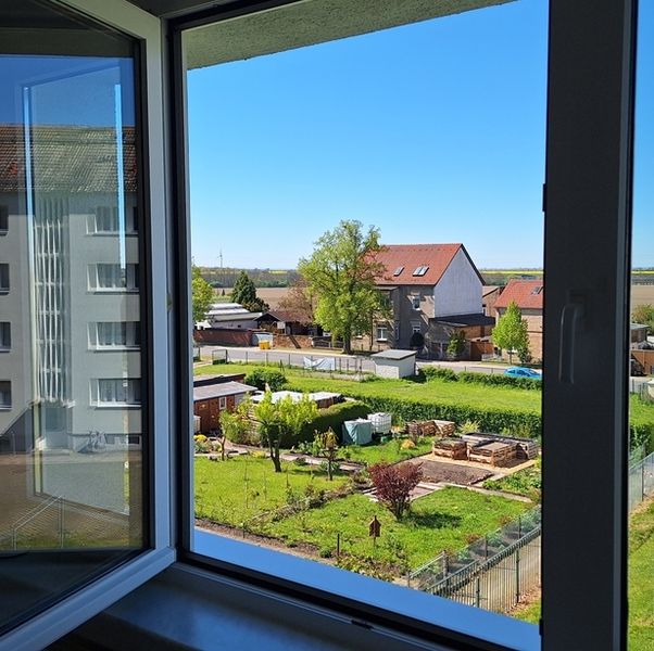 Sanierte Wohnung mit Blick in die Natur